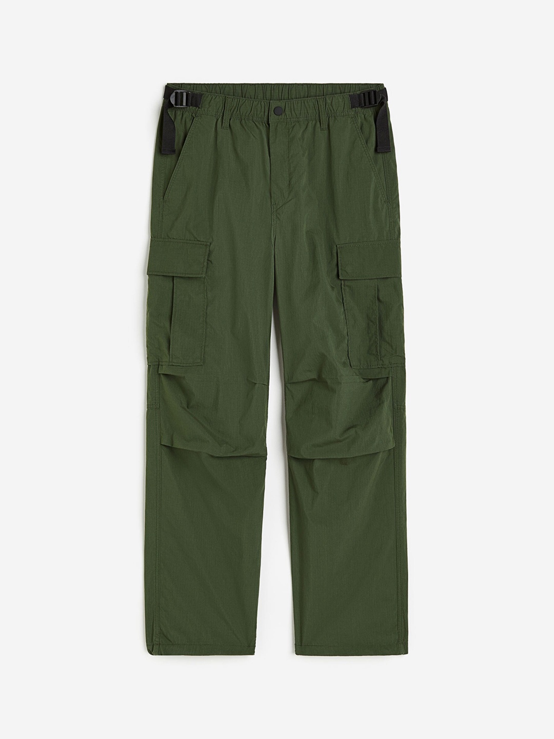 

H&M Men Relaxed Fit Cargo Trousers, Green