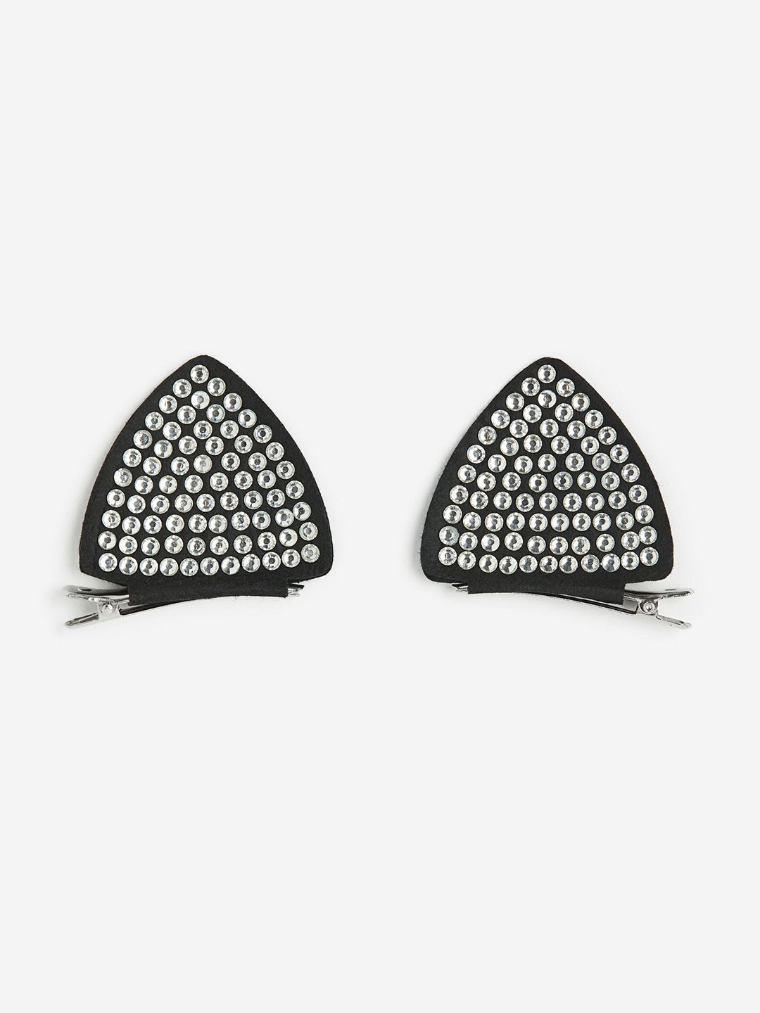 

H&M Girls 2-Pack Cat Ear Hair Clips, Black