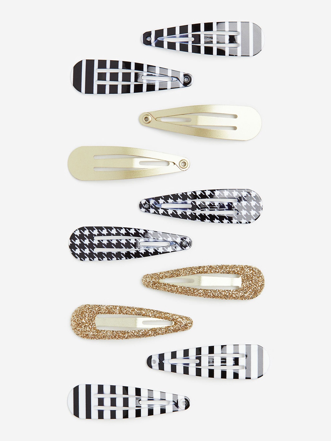 

H&M Girls 10-Pack Hair Clips, Black
