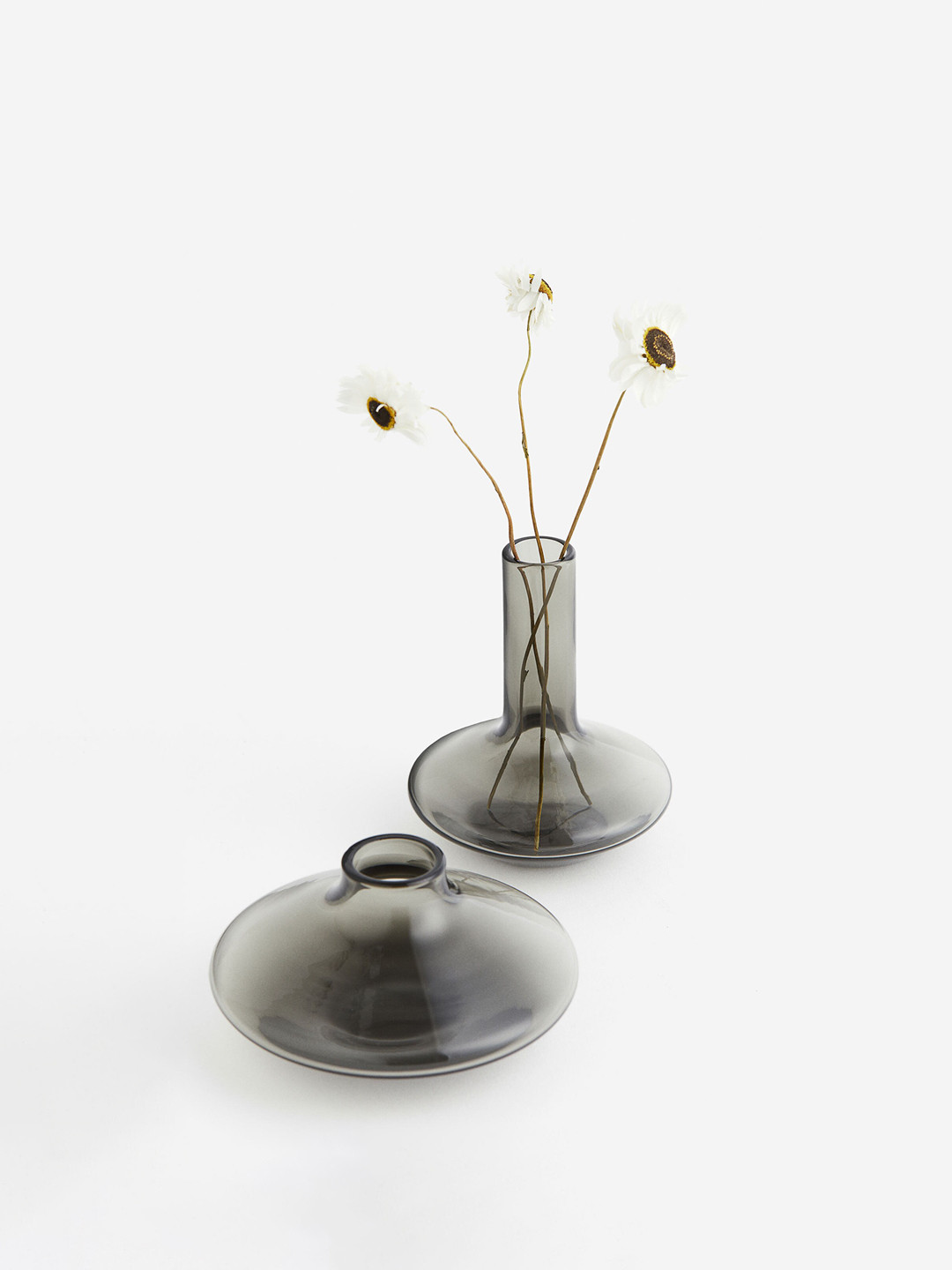 

H&M Grey Glass Mini Vase