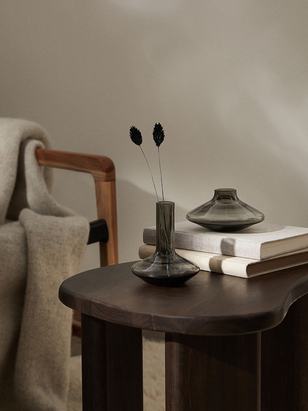 

H&M Grey Glass Mini Vase