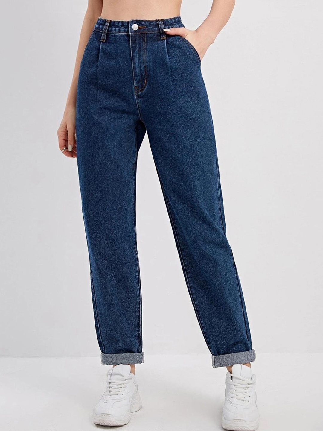 

Kotty Women Blue Jean High-Rise Clean Look Stretchable Jeans