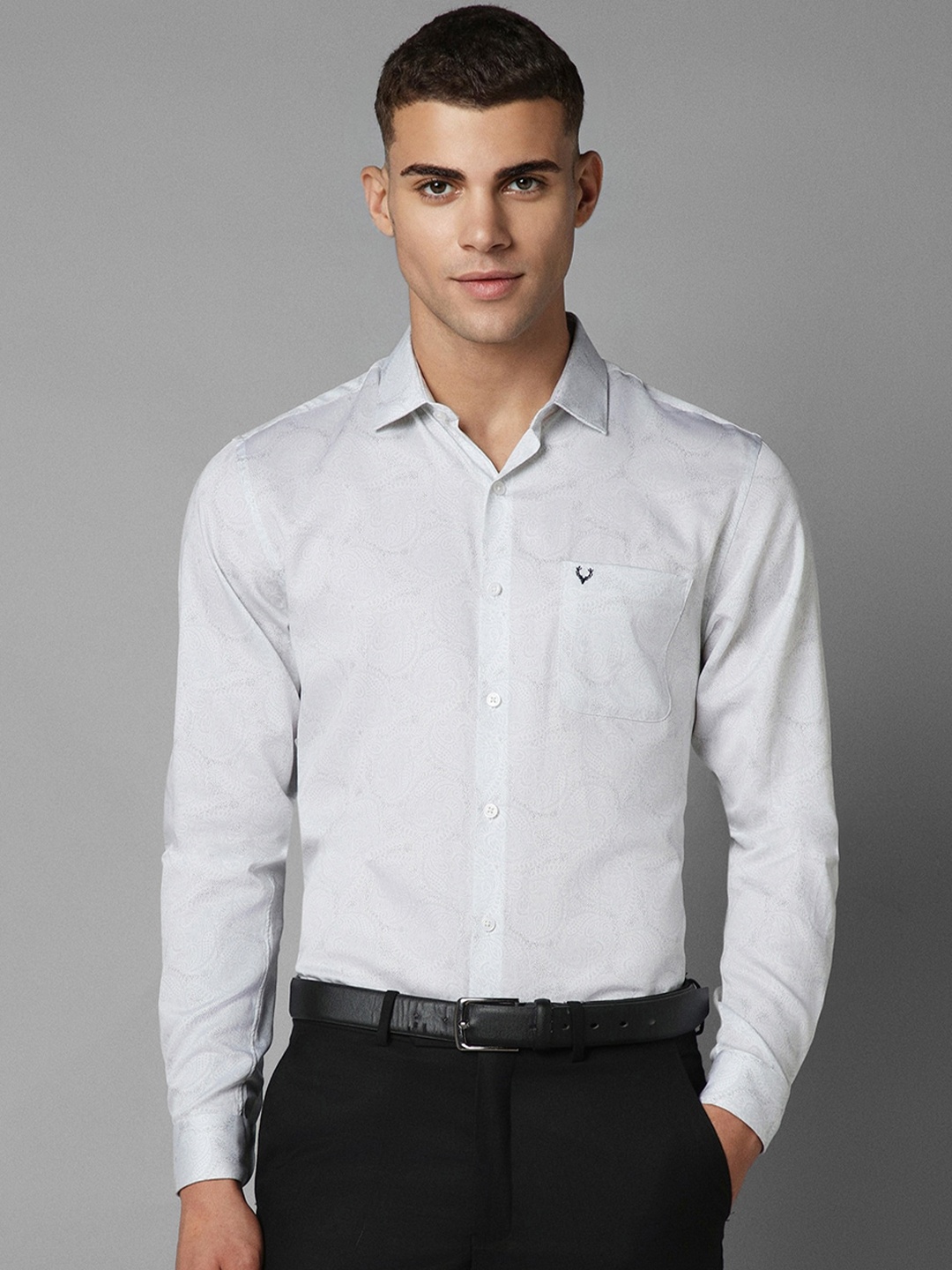 

Allen Solly Slim Fit Pure Cotton Formal Shirt, White