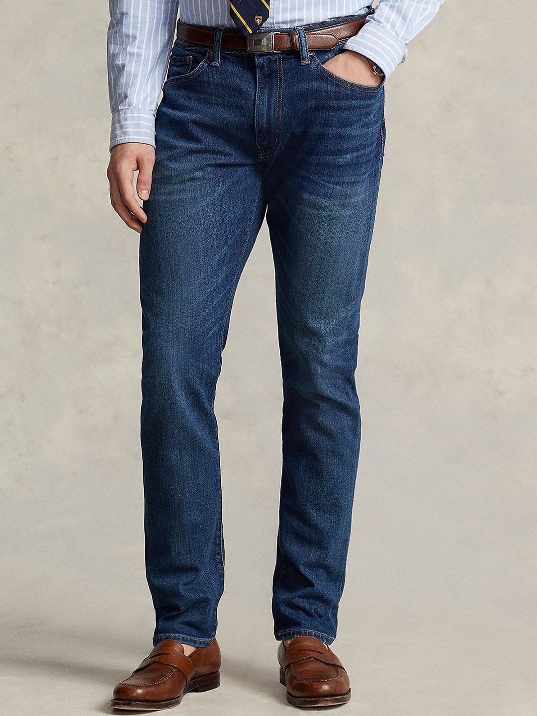 

Polo Ralph Lauren Men Slim-Fit Clean Look Taper Stretch Jean, Blue