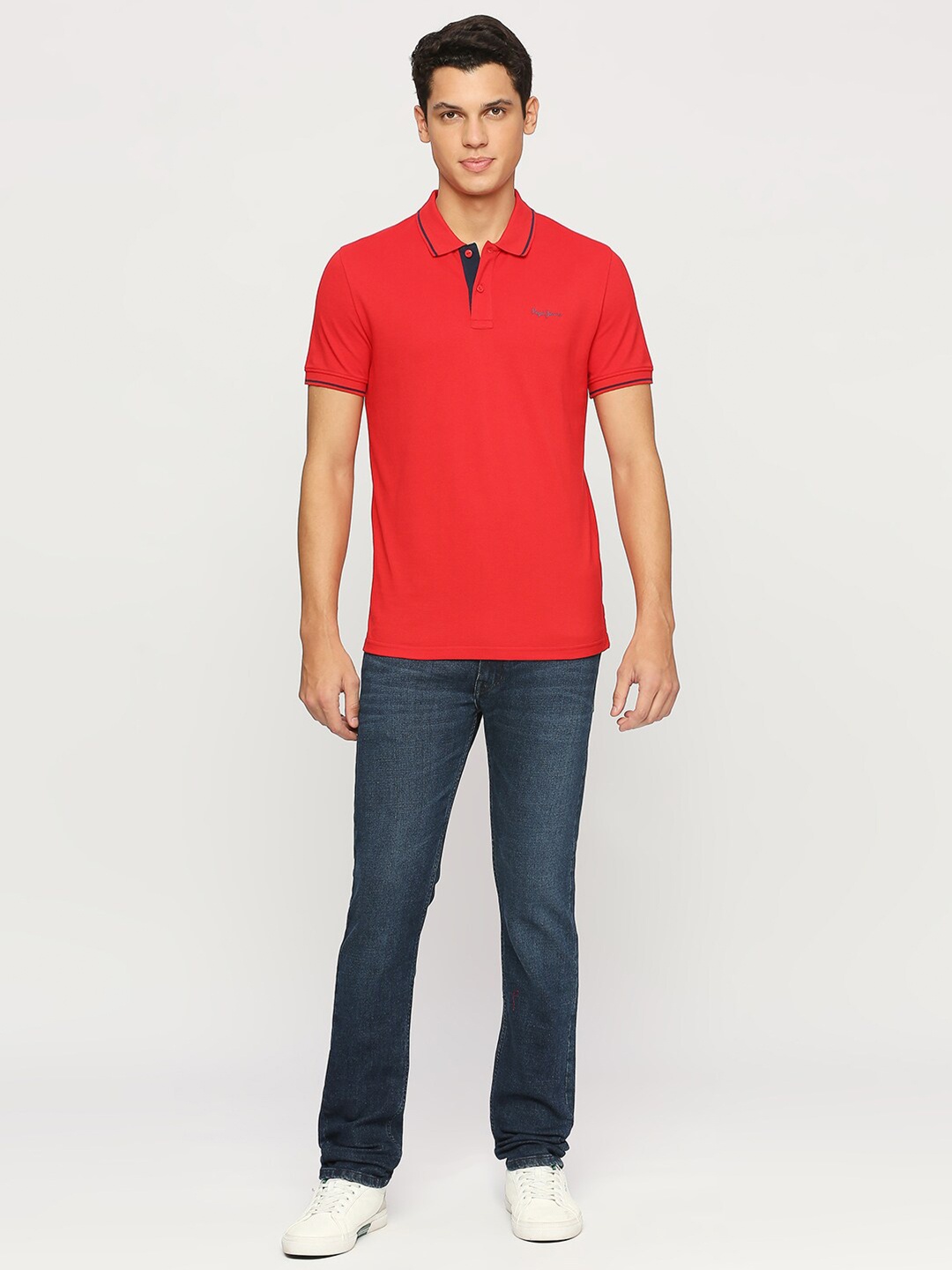 

Pepe Jeans Polo Collar T-shirt, Red