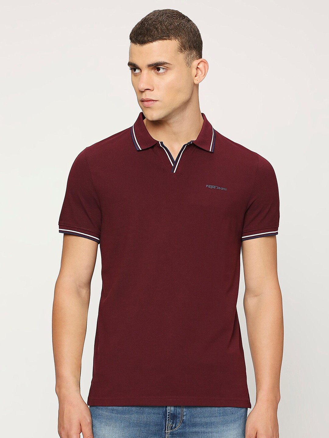 

Pepe Jeans Polo Collar T-shirt, Red