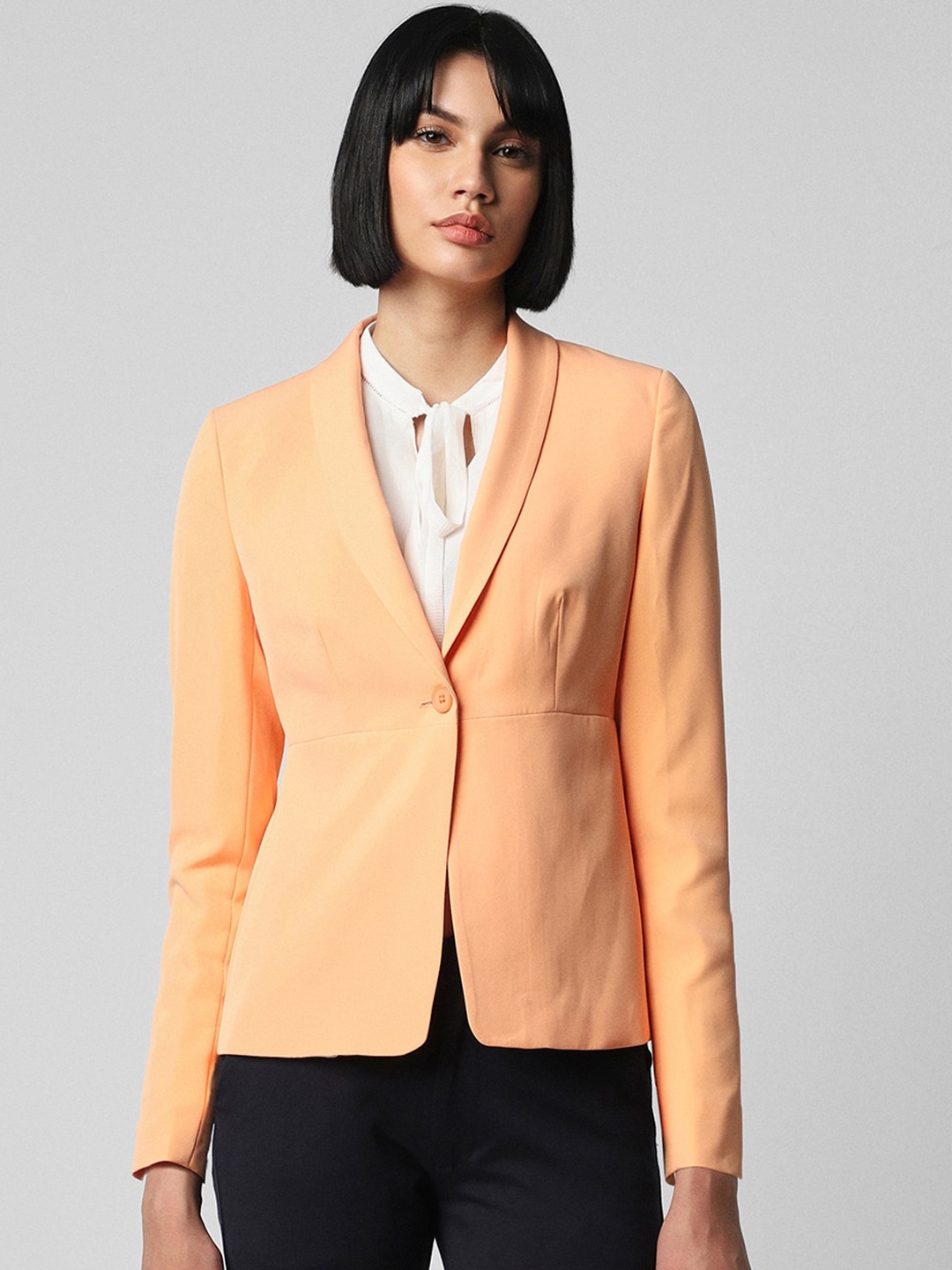 

Van Heusen Woman Single Breasted Blazer, Peach