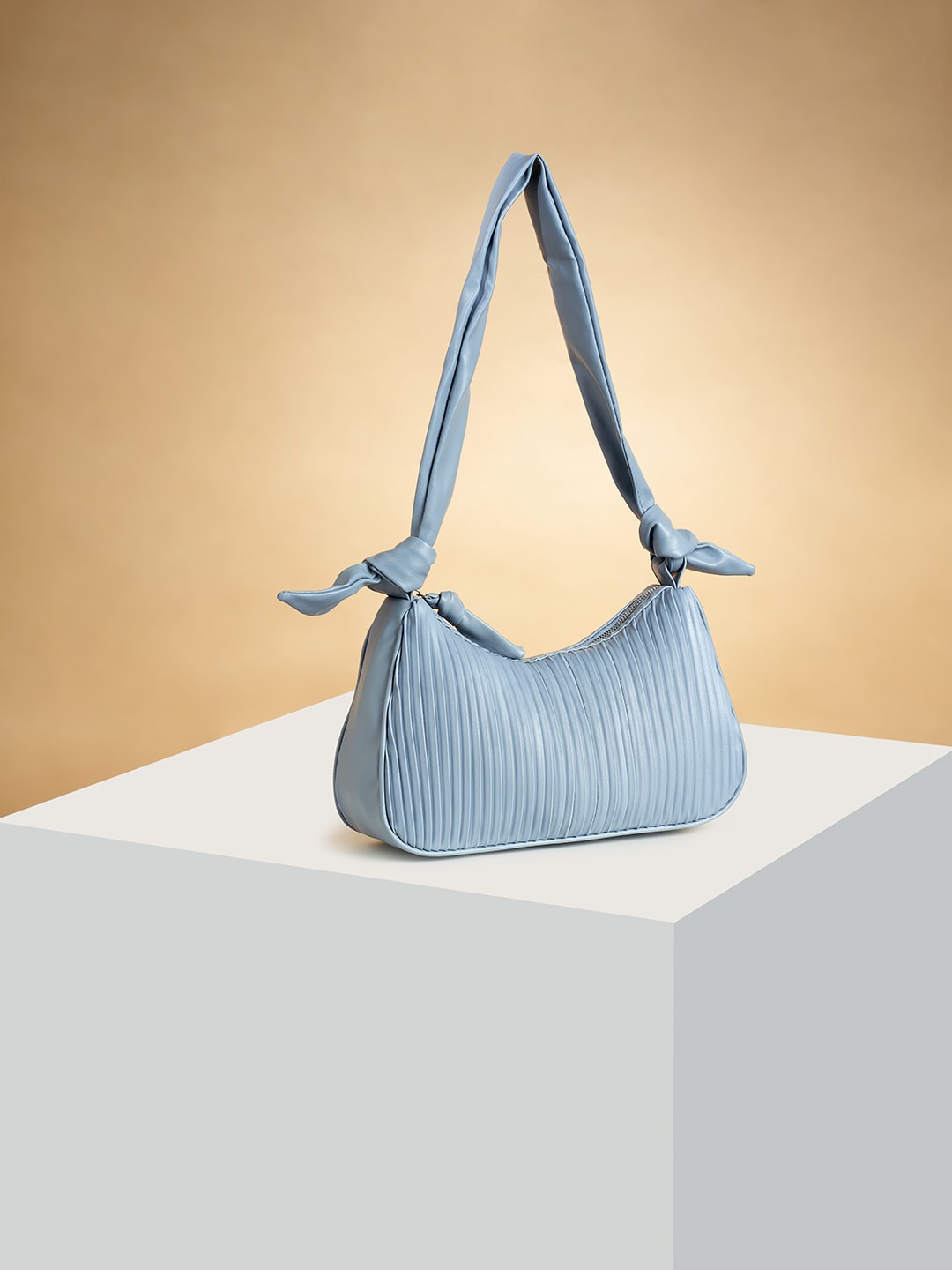 

Forever Glam by Pantaloons Structured Shoulder Bag, Blue