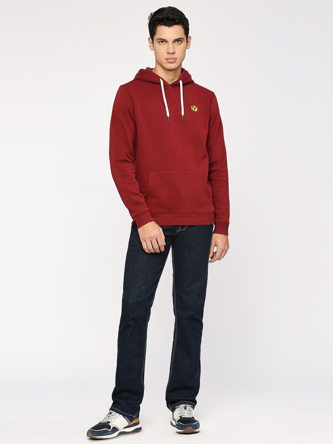 

Pepe Jeans Long Sleeves Hooded Pullover, Red