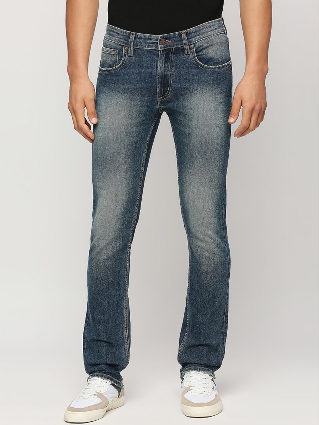 

Pepe Jeans Men Slim Fit Clean Look Light Fade Stretchable Jeans, Blue