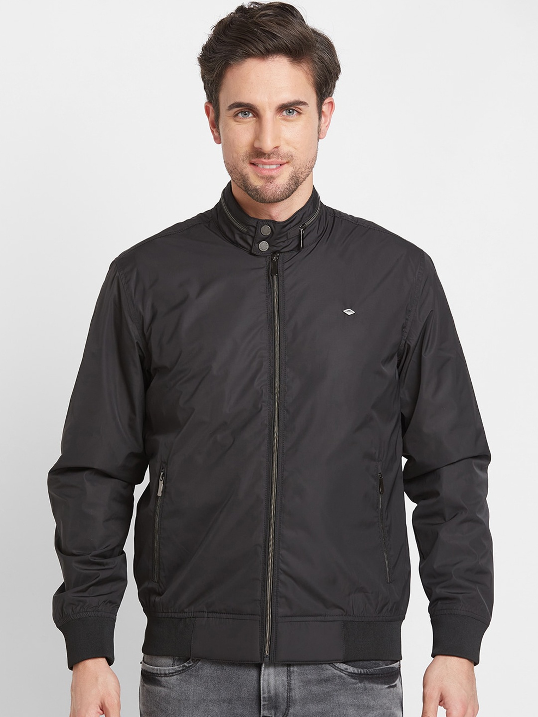 

Being Human Men Black Bomber Jacket