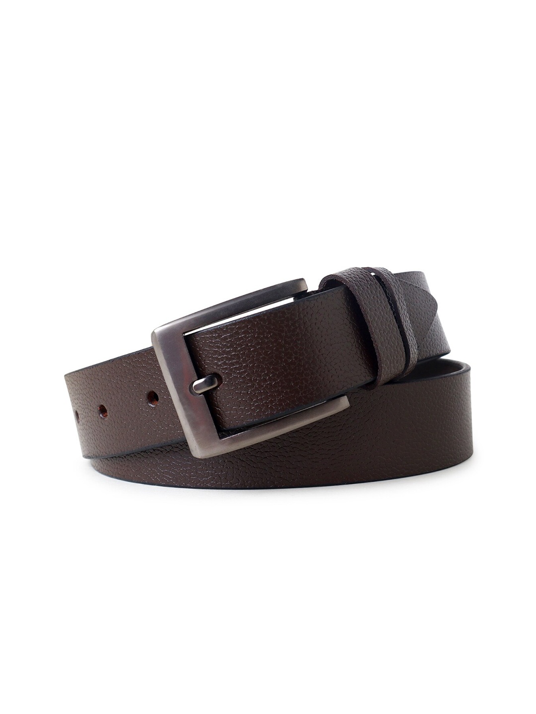 

Roadster Men Leather Formal Belt, Brown