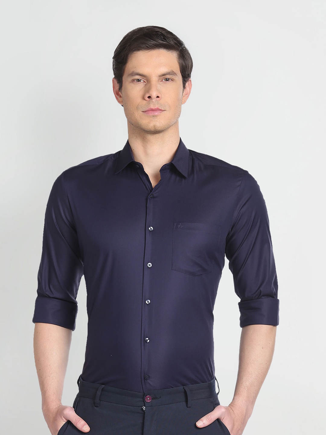 

Arrow Slim Fit Opaque Formal Shirt, Blue