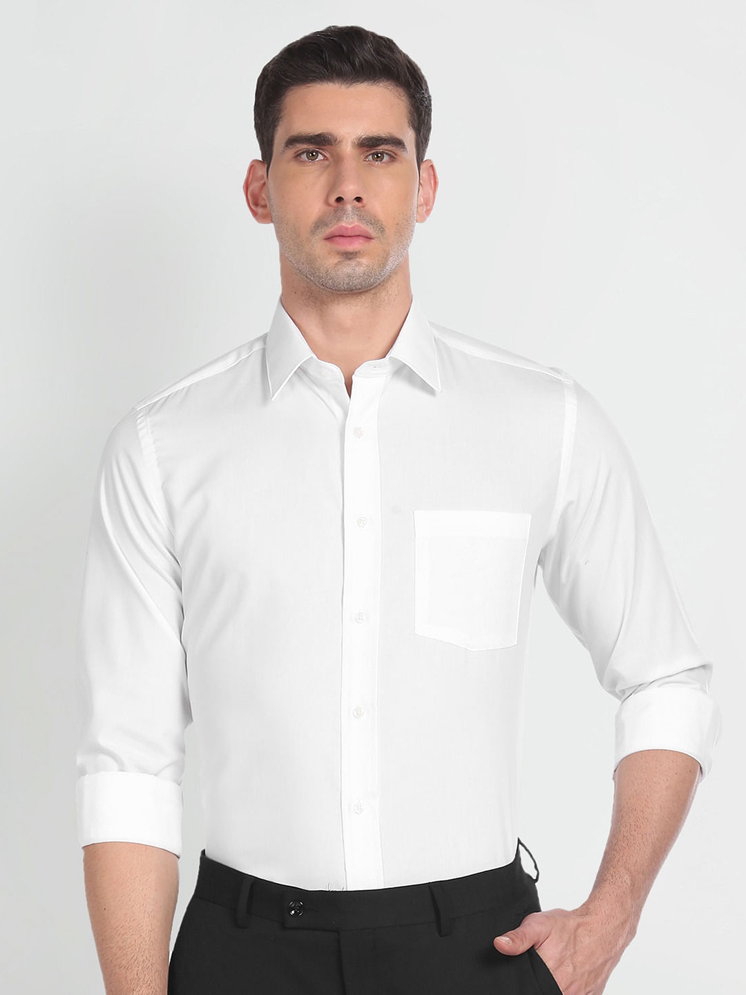 

Arrow Regular Fit Pure Cotton Formal Shirt, White