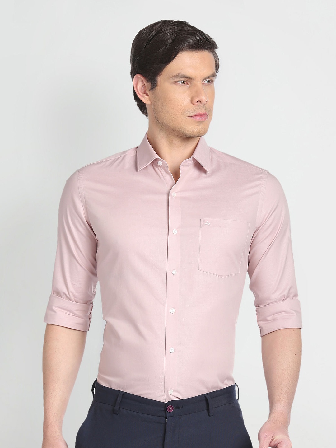 

Arrow Slim Fit Formal Shirt, Pink