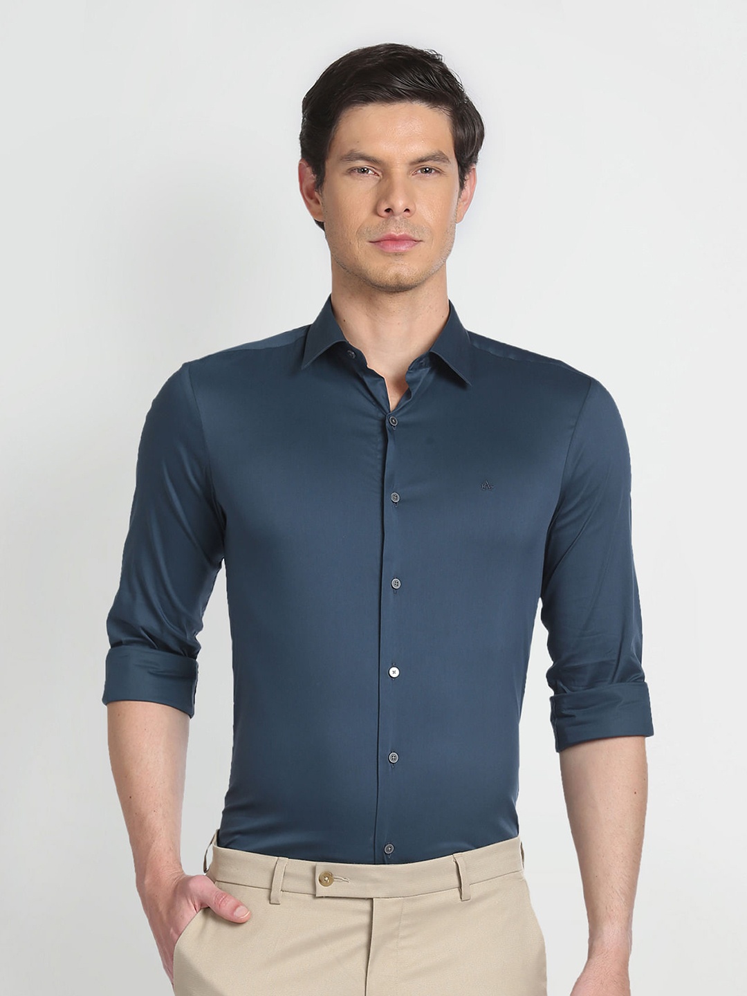 

Arrow New York Skinny Fit Formal Shirt, Blue