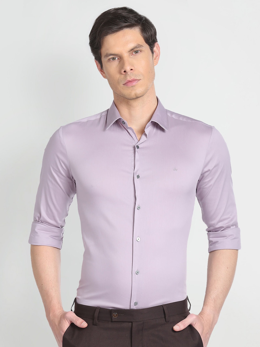 

Arrow New York Skinny Fit Formal Shirt, Purple