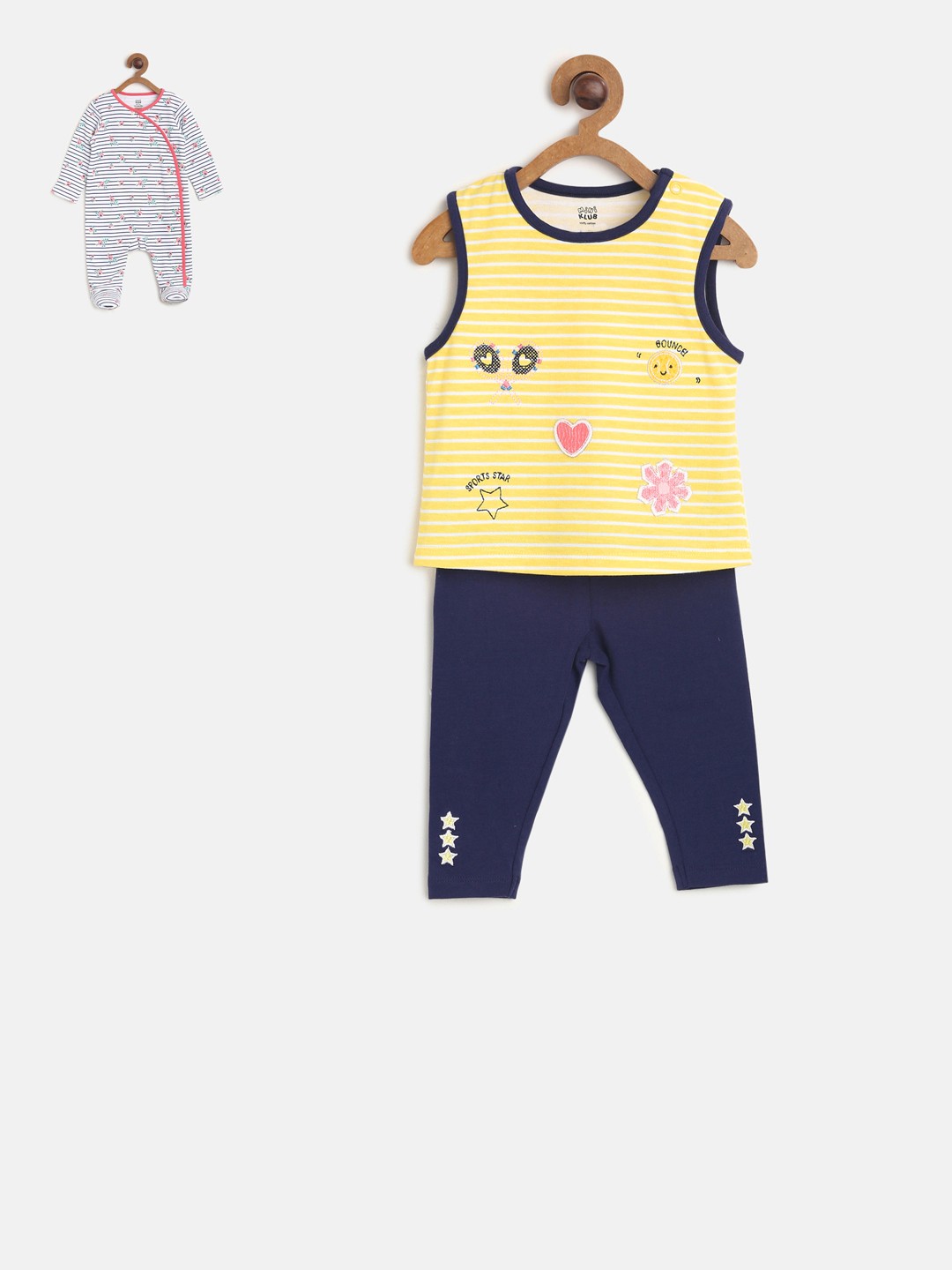 

MINI KLUB Girls Co-ords, White