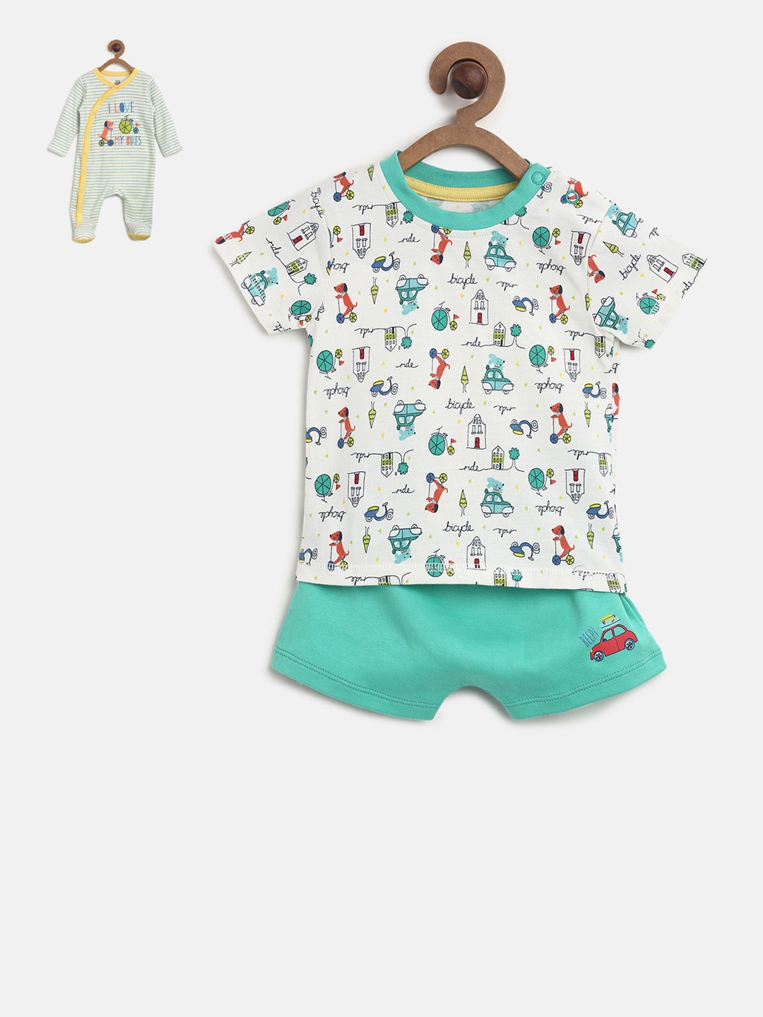

MINI KLUB Boys Co-ords set, Off white