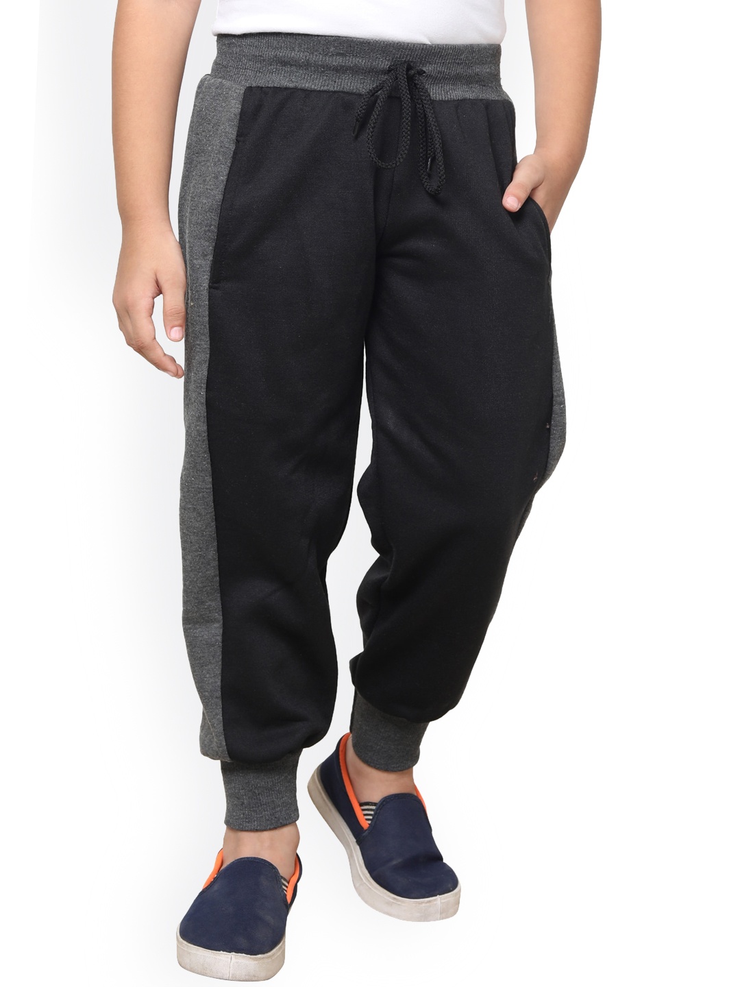 

BAESD Boys Fleece Mid-Rise Jogger, Black