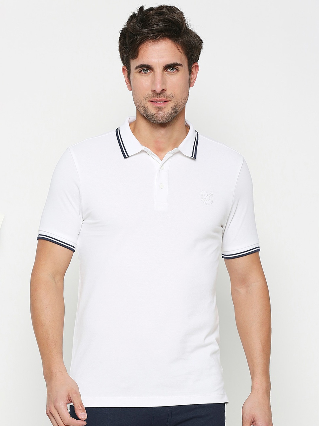 

Being Human Polo Collar T-shirt, White