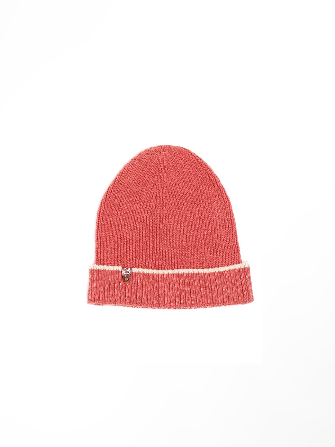 

Bharatasya Girls Self Design Woollen Beanie, Orange