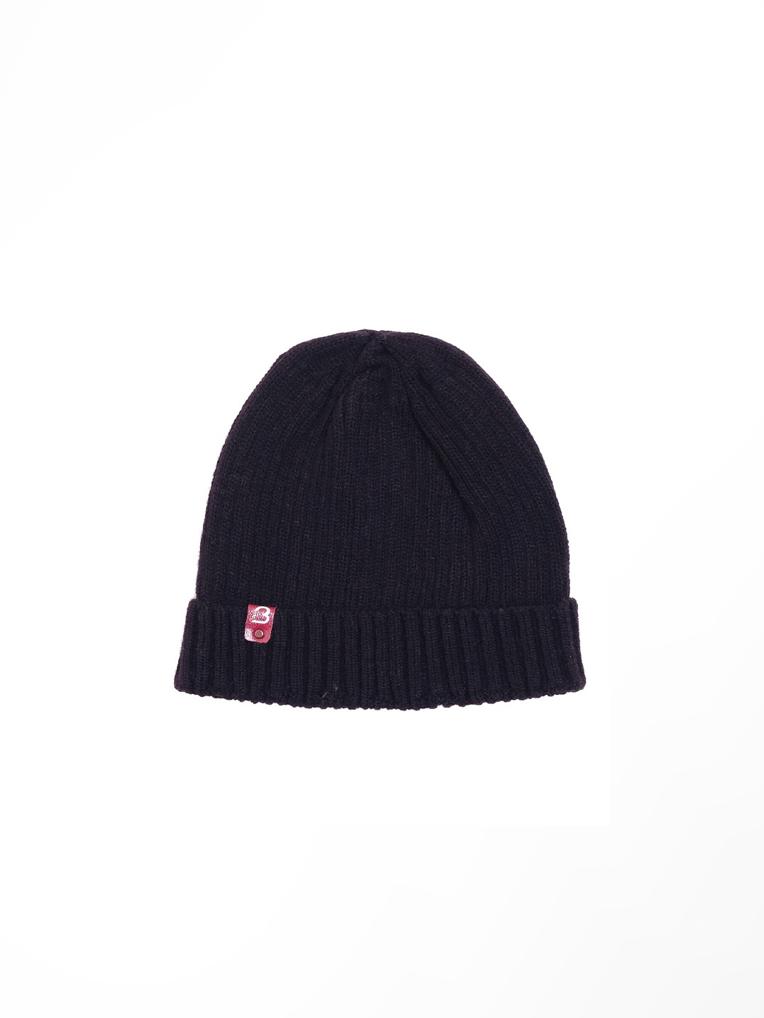 

Bharatasya Girls Self Design Woollen Beanie, Black