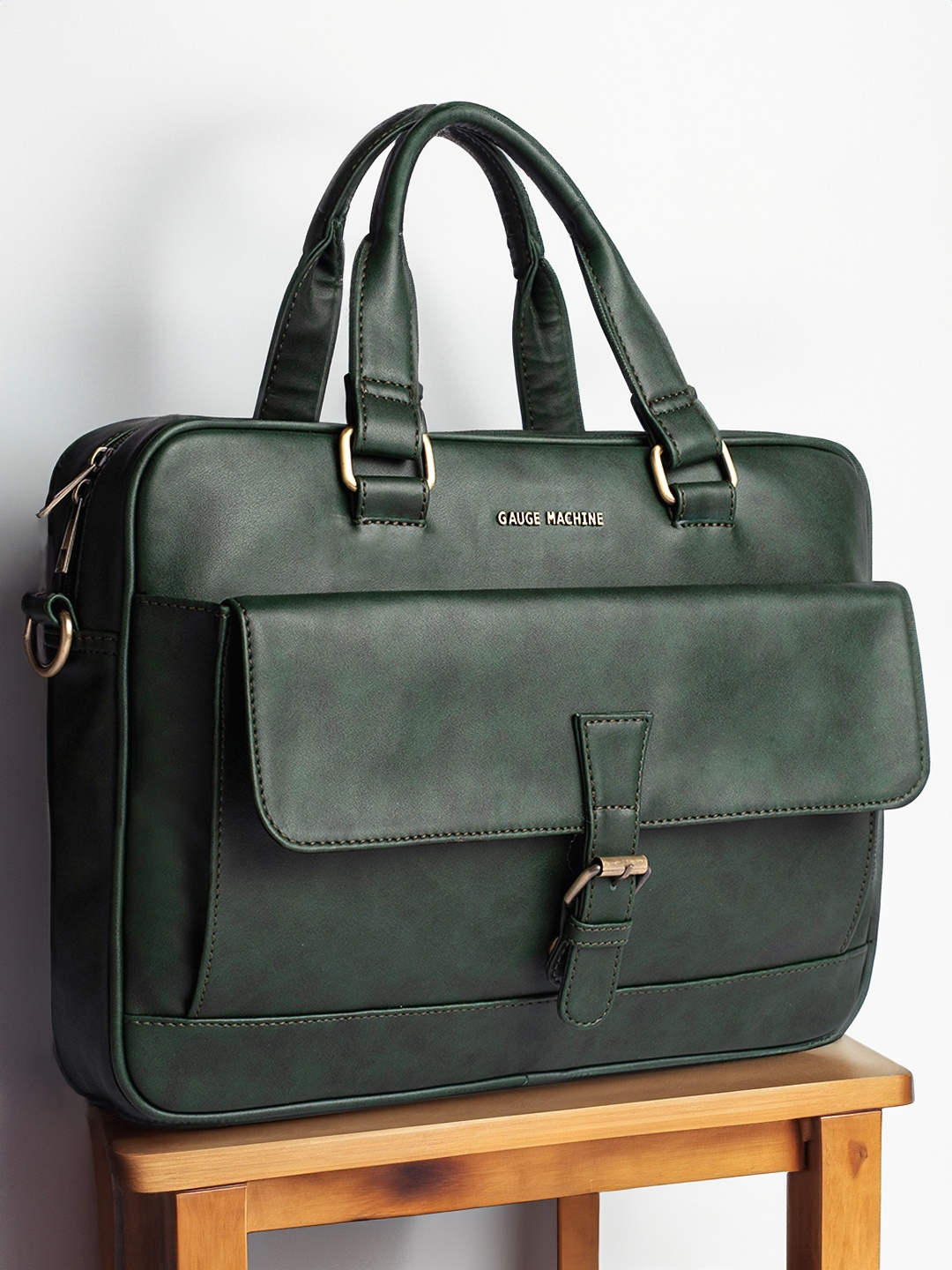 

Gauge Machine 16" Olive Green Laptop Bag