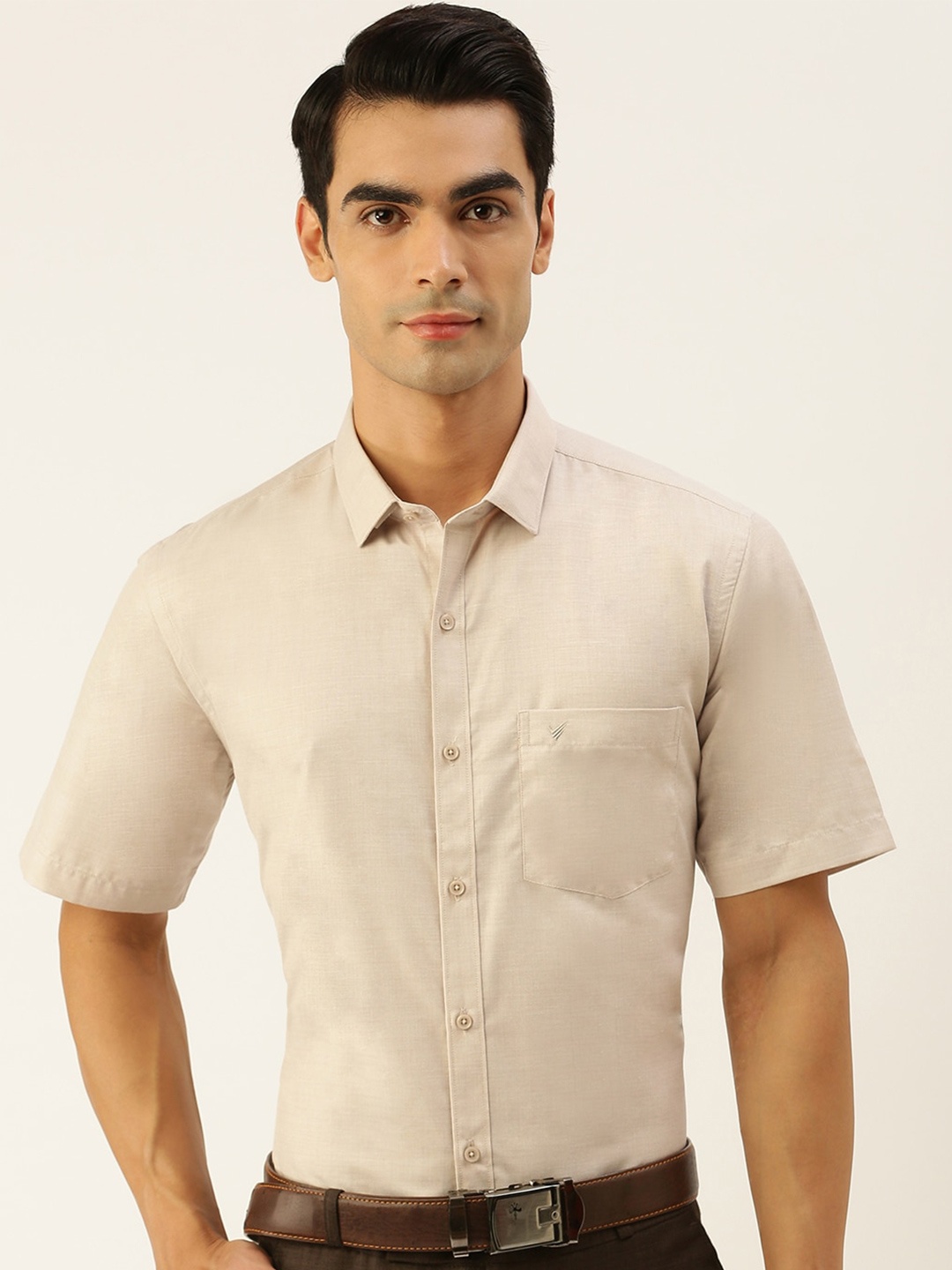

Viveagham Smart Cotton Formal Shirt, Grey