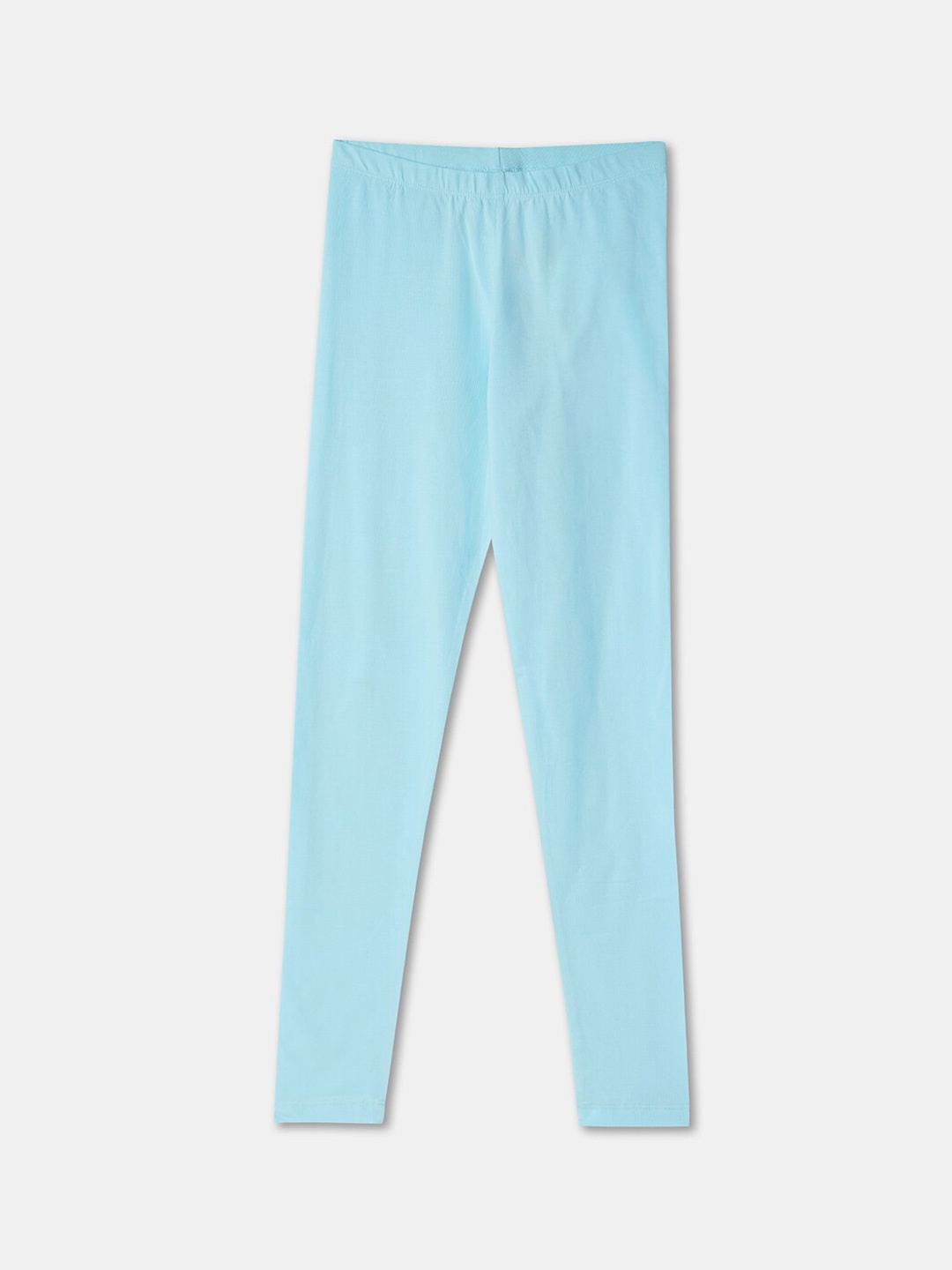 

R&B Girls Cotton Ankle Length Leggings, Blue