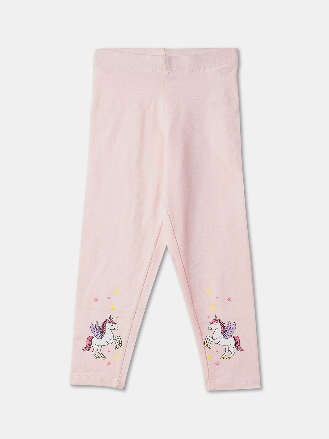 

R&B Girls Cotton Ankle Length Leggings, Pink