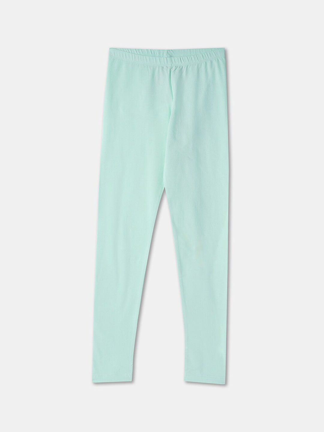 

R&B Girls Cotton Ankle Length Leggings, Green