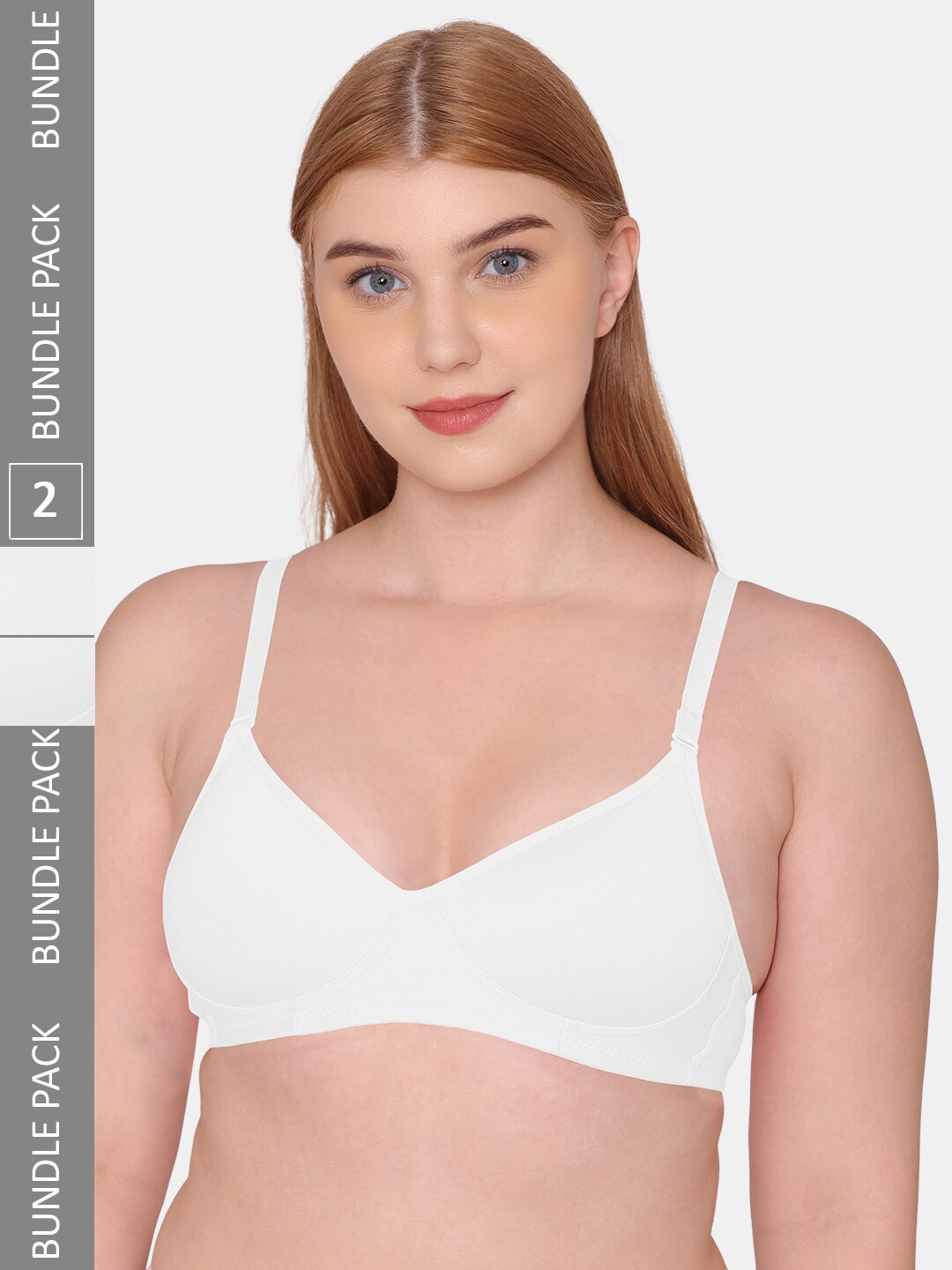 

Tweens Pack Of 2 Full Coverage Lightly Padded All Day Comfort T-shirt Bra, White
