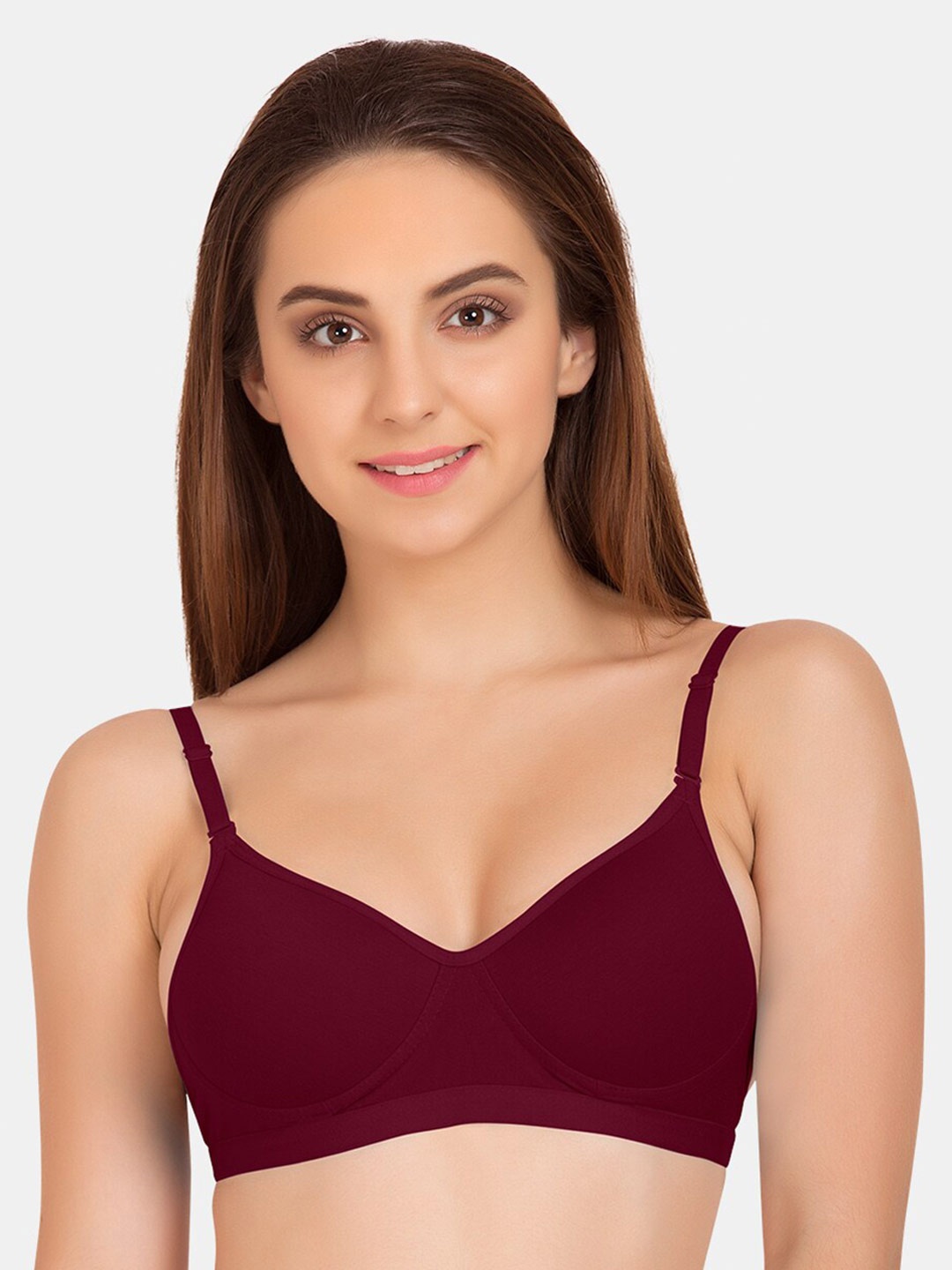 

Tweens Pack Of 2 Full Coverage T-shirt Bras With All Day Comfort, Magenta