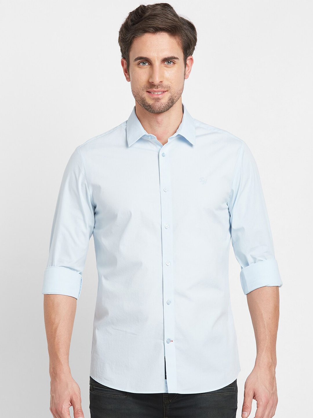 

Being Human Slim Fit Casual Shirt, Blue