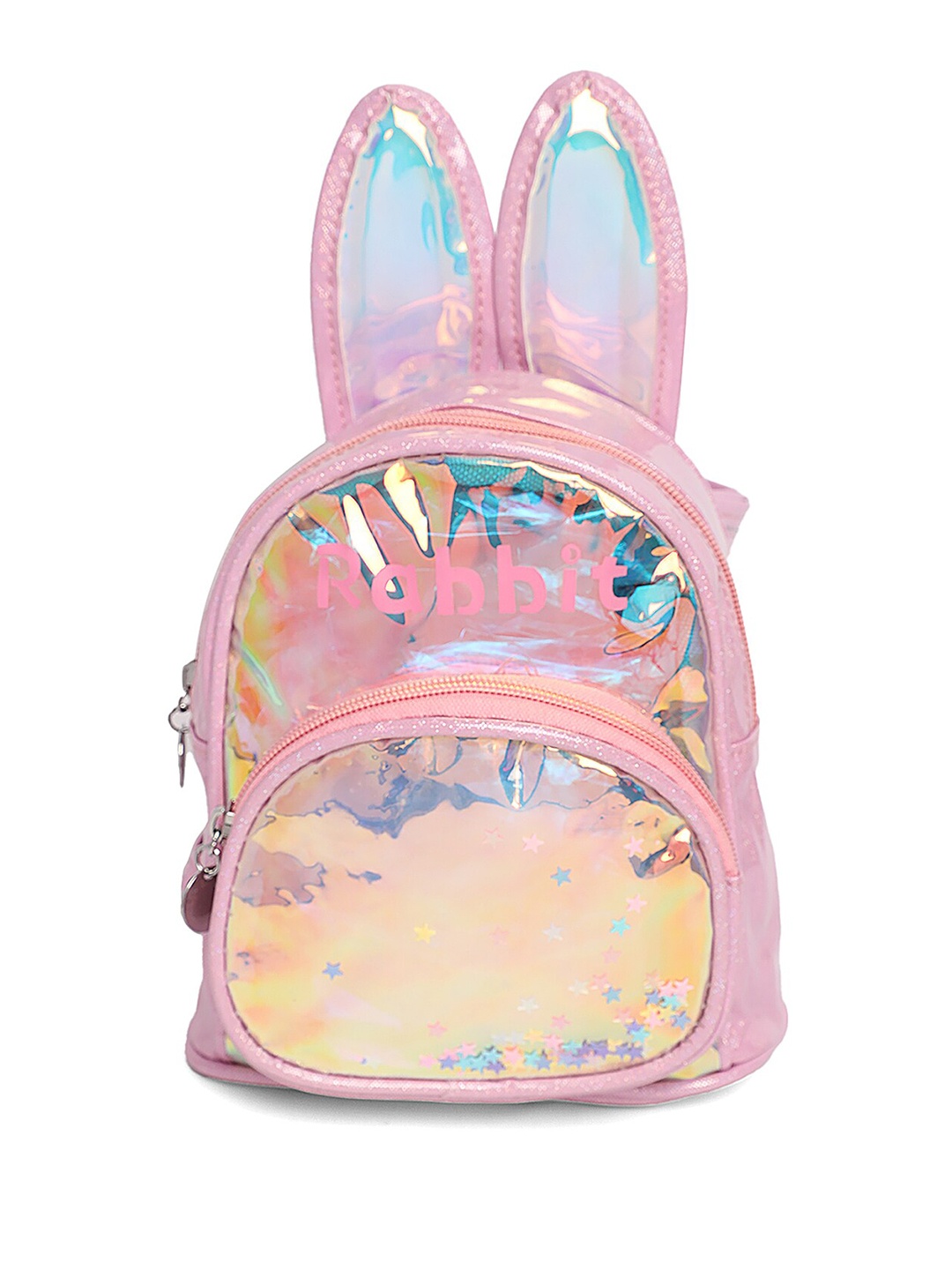 

Kids On Board Girls Embellished Rabbit Ear Backpack, Pink
