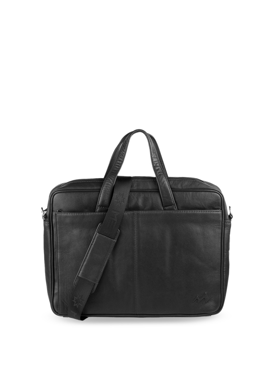 

Metro Women Leather Messenger Bag, Black