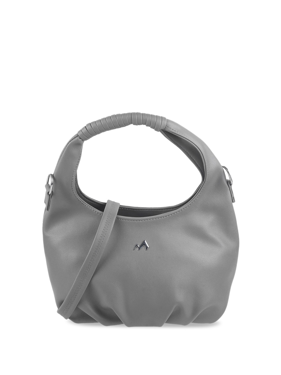 

Metro Structured Hobo Bag, Grey