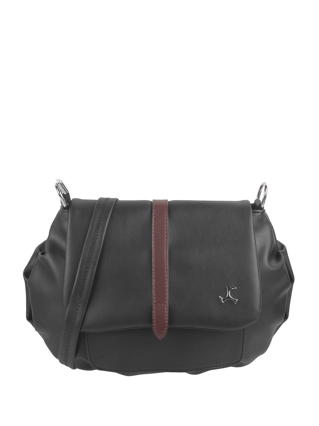 

Mochi Structured Sling Bag, Black