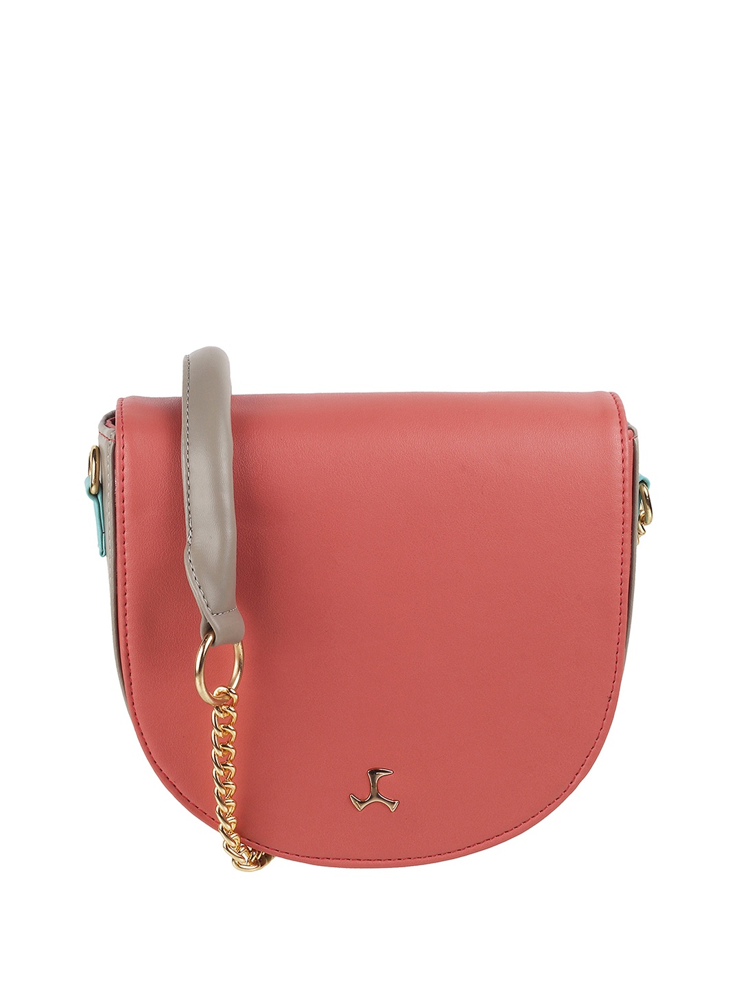 

Mochi Structured Sling Bag, Peach