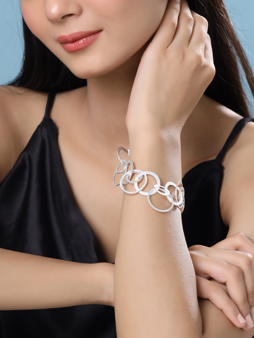 

Kicky And Perky 925 Sterling Silver Wraparound Bracelet