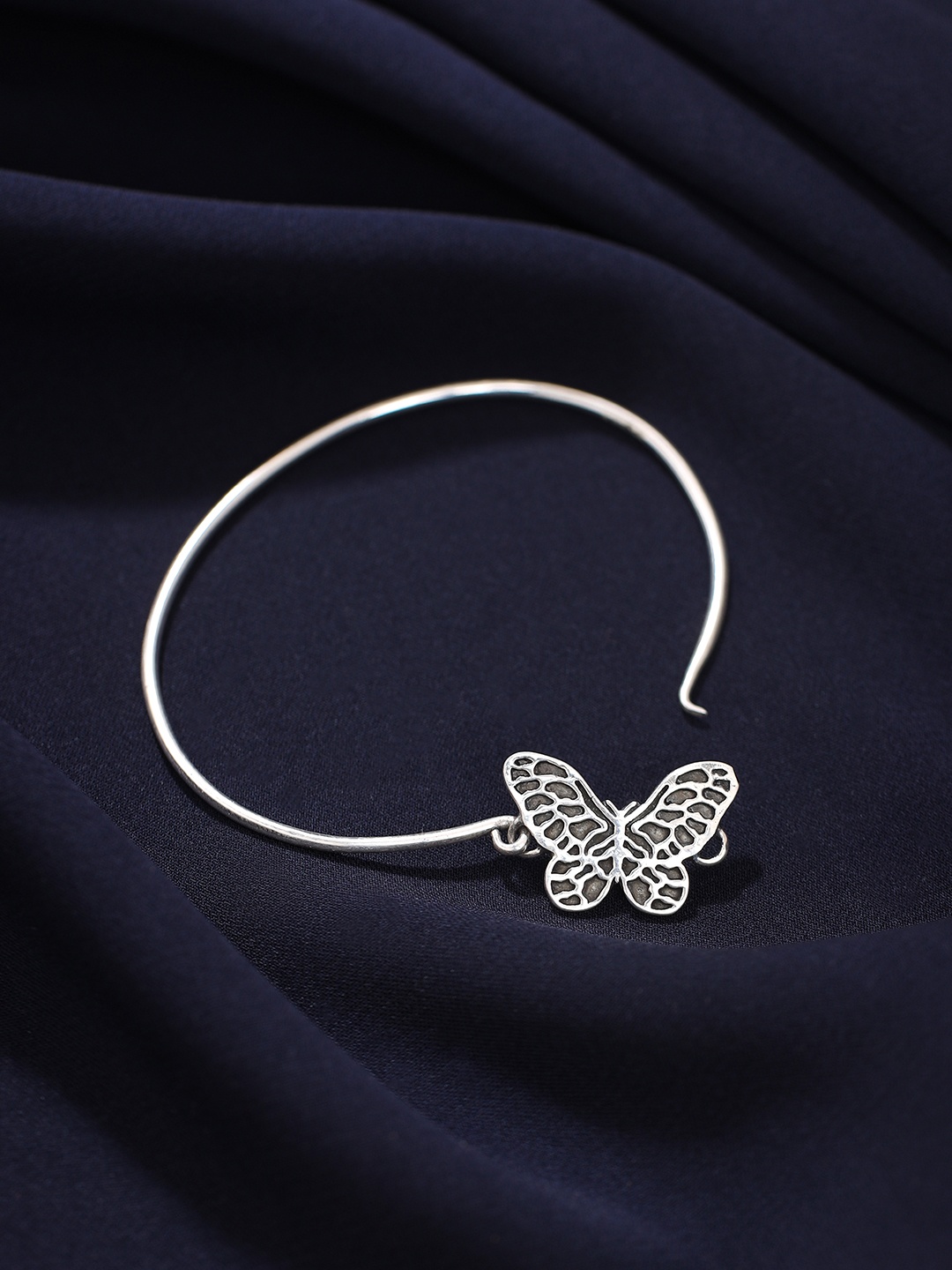 

Kicky And Perky 925 Sterling Silver Wraparound Butterfly Charm Bracelet