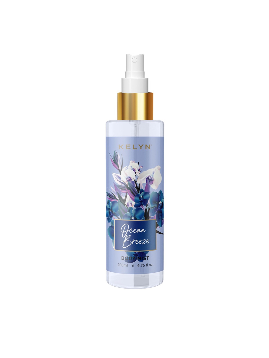 

KELYN Women Ocean Breeze Long Lasting Body Mist Spray - 200ml, Multi