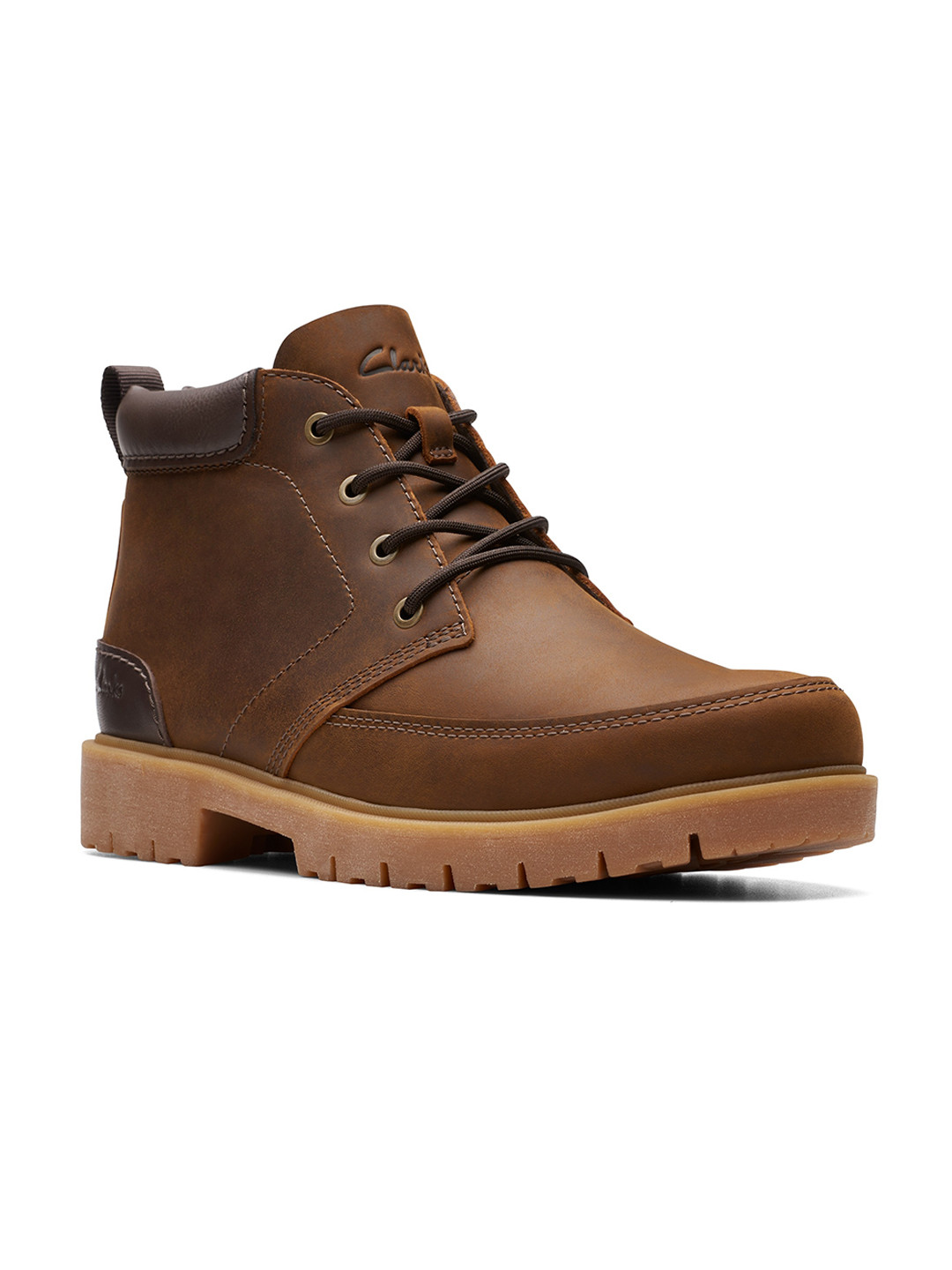 

Clarks Men Rossdale Mid Top Leather Regular Boots, Brown