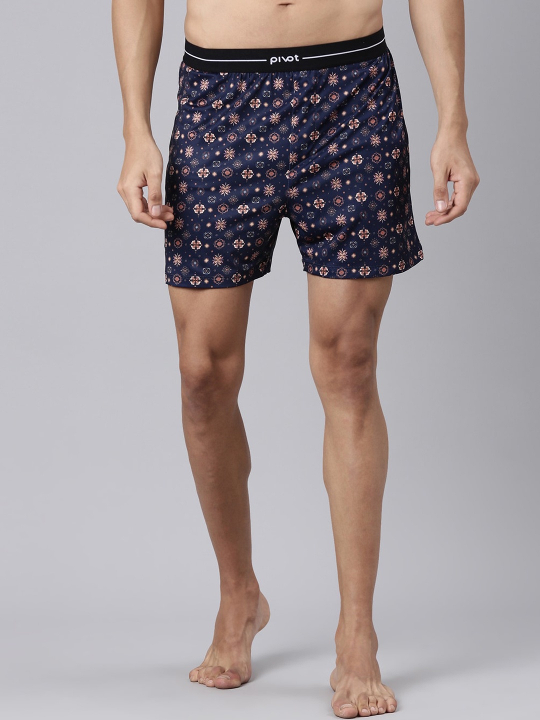 

pivot Printed Anti-Odour Boxers PT-S23-P1-BXR-17, Navy blue