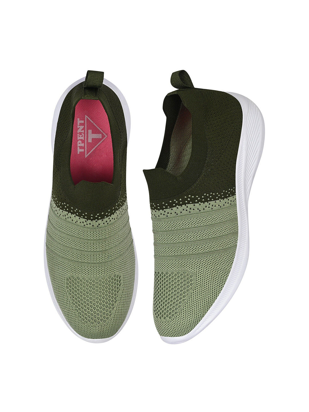 

TPENT Women Anti Odour Mesh Walking Shoes, Olive