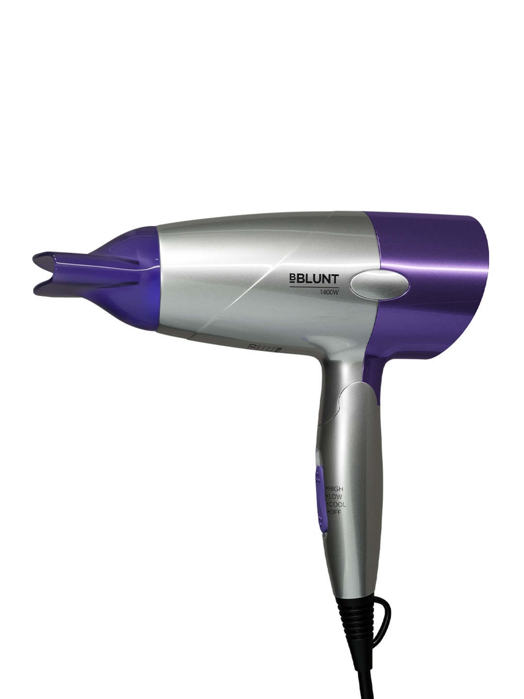 

BBLUNT 1400W Hair Dryer With Quick & Powerful Drying - Purple, Silver