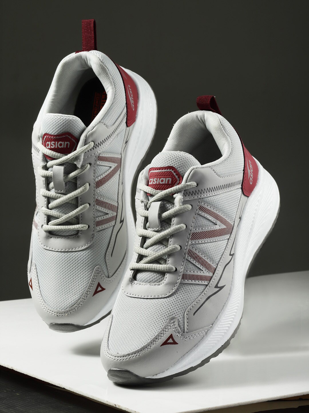 

ASIAN Men Turbo-06 Running Shoes, Grey