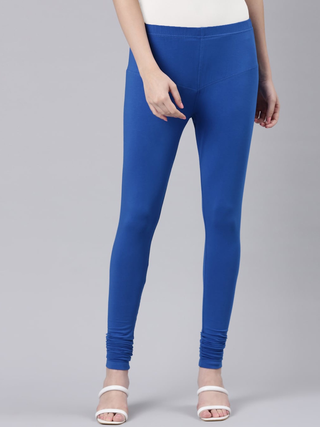 

DIXCY SCOTT Slimz Churidar Length Leggings, Blue