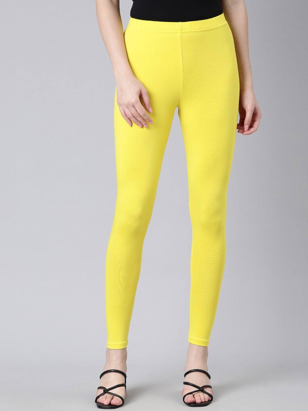 

DIXCY SCOTT Slimz Ankle Length Leggings, Yellow